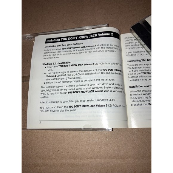 You Don't Know Jack Trivia Games Vol 1, 2 & 3. Windows 3.1 95 & 98 Mac OS 7.1 + - Picture 3 of 12